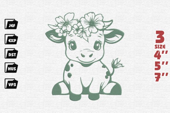 Baby Cow Embroidery Review