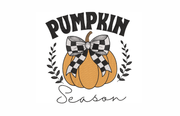 Beautiful Pumpkin Embroidery