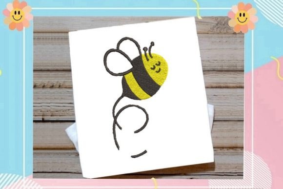 Cute Bee Embroidery Review