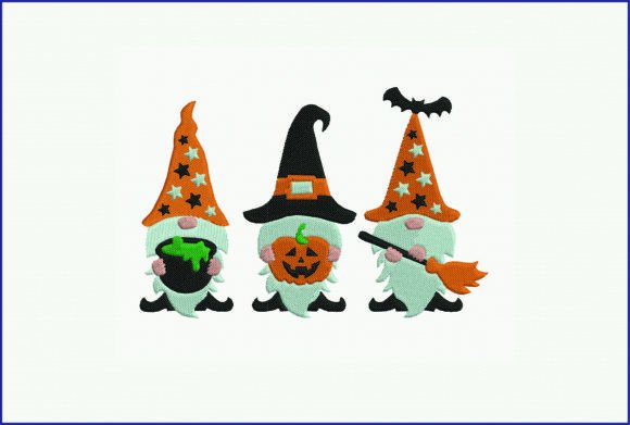 Cute Ghost Embroidery Design