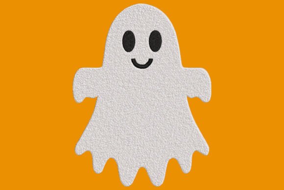 Halloween Boo Ghost Embroidery Design