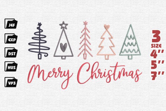 Merry Christmas Embroidery File Review